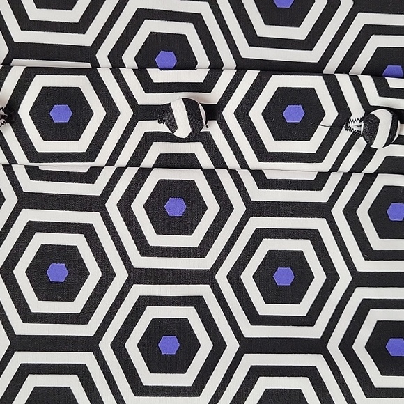 Jude Connally geometric long sleeve tunic, small - Picture 2 of 3